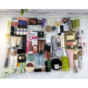 NEW RESELLER SAMPLER 60 LOT💋Makeup Lipstick Travel Clinique Younique BareMinera